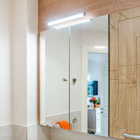 Sydney Small Bathroom Wall Light Polished Chrome IP44 LED